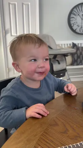 A post by @theyeeetbaby on TikTok caption: Kai is practicing for his second birthday, it might be a long birthday party! 