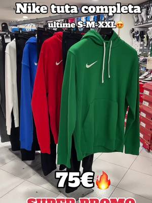 A post by @siniscalchistore on TikTok caption: @nike FELPTA CON CAPPUCCIO 😍 Per info scrivi su whatsapp al 081282608✅✅ Effettuiamo spedizioni in tutta Italia🇮🇹🚚📦in24/48ore💪💪 #viral_video#perte#andiamoneiperte 