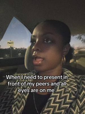 A post by @tayybae___ on TikTok caption: Look at ya phone or sum lol. Why you gotta look at me thou #fyp #publicspeaking #stagefright #viraltiktok #lmao 