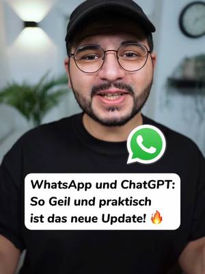 A post by @tiktoktechnik on TikTok caption: 🔥 Omg wie coool!! ChatGPT WhatsApp Edition bekommt neue Funktionen! Das Update bringt neue Features #whatsapp #chatgpt #whatsappupdate 