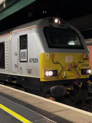 A post by @c.trains50021 on TikTok caption: 67029 seen at Shrewsbury 