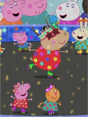 A post by @peppapig on TikTok caption: We don’t know about you, but we have this song on REPEAT 🔁 🌟 #peppapig #bts #dynamite #dynamitebts 