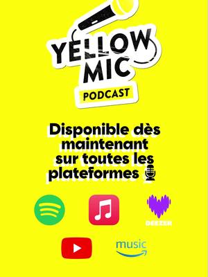 A post by @montreuxcomedy on TikTok caption: Notre podcast Yellow Mic revient pour une saison 4 pleine de surprises ! 🎤✨  Écoute dès maintenant le premier épisode de cette nouvelle saison sur toutes les plateformes. 🎧  #Humour #StandUp #MontreuxComedy #YellowMic #Podcasts