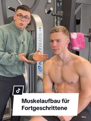 A post by @thegeneticone on TikTok caption: So baust du als fortgeschrittener Muskeln auf! ##training##fitness##bodybuilding##tipps##lustig