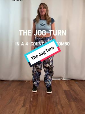 A post by @midlifeshuffle on TikTok caption: The Jog Turn #Shuffle #shuffledance #shuffletutorial #learntoshuffle #beginnershuffler #howtoshuffle #midlifeshuffle 