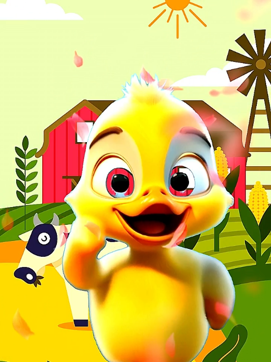A post by @telinhakids on TikTok caption: Baila patito💙😂💖🌈 #kids #desenhosanimados #infantil #niños #diseño #nuncamuda #so 