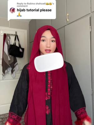 A post by @shamsia.azizi on TikTok caption: Replying to @Rubina shahzadi👑👸  #hijabtutorial #hijab #hijabstyle #hijabigirl #hijabtips #dukhtar_afghan #foruyou #4you 