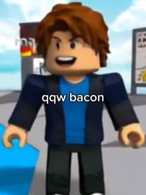 A post by @dudecalledmoney on TikTok caption: roblox bacon is becoming ai #roblox #AI #viral #fyp 