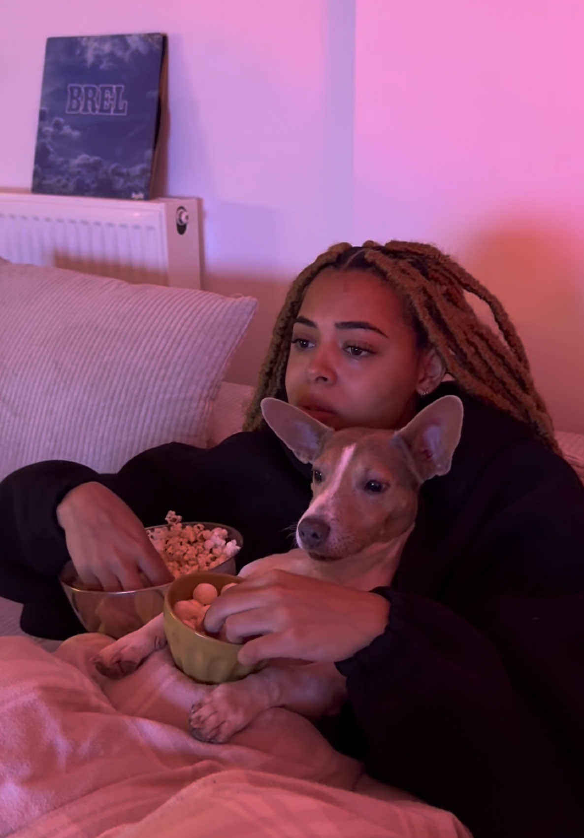 A post by @ileauu on TikTok caption: Crash test pop corn pour chien devant pat patrouille 🍿🐶