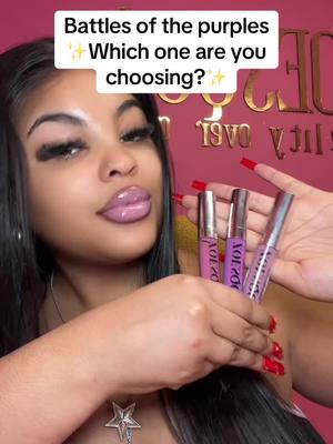 A post by @zoesqoq on TikTok caption: In my 💜purple gloss💜 era 🤭 #lipgloss #makeup #fyp #giveaway 