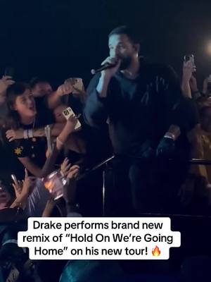 A post by @omar on TikTok caption: #Drake performs a brand new version of Hold On We’re Going Home on his Australia tour! @GORDO @drakerelated_ 