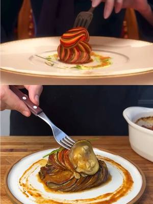 A post by @lasrecetasdesimon on TikTok caption: RATATOUILLE: una receta de película 🇫🇷 • #ratatouille #couple #frenchfood 