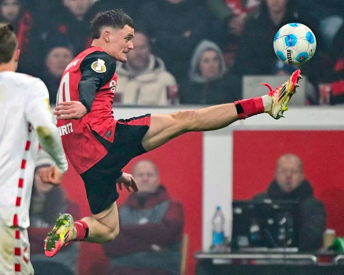 A post by @flowirtz on TikTok caption: What a match… 🔜 semi-finals 👀🔥 thanks for your support @bayer04 #dfbpokal 