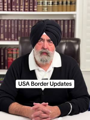 A post by @jaspreet_singh_attorney on TikTok caption: USA Border Updates #jaspreetsinghattorney 