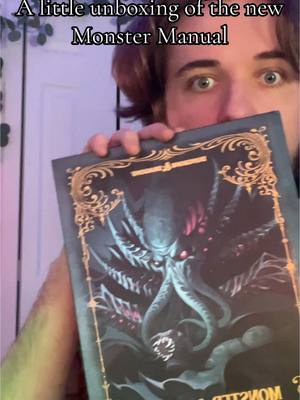 A post by @calebthebard on TikTok caption: Thank you Wizards! Now let’s slay some monsters #dnd #unboxing #dungeonsanddragons #dnd5e #baldursgate3 #mindflayer #dungeonmaster @The Stranger’s Guild 