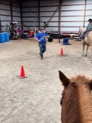 A post by @draggincircles on TikTok caption: Communicating fairly #ridinginstructor #ridinginstructorproblems #lessonhorses #ridinglessons 