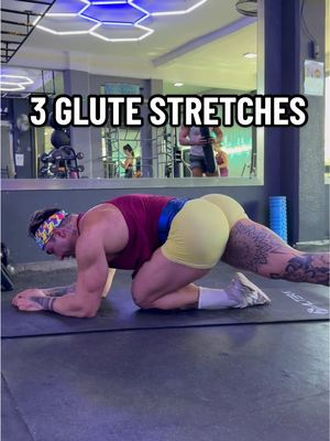 A post by @nunzziii on TikTok caption: 3 Stretchs to get those Glutes Poppin! #glutes #GymTok #fyp 