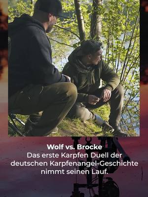 A post by @twelve_ft on TikTok caption: Wolf vs. Brockmann - Das Karpfen Duell! Ab morgen auf twelve ft. PRO! #twelveft #karpfenangeln #carpfishing #karpfenduell #wolf #session #brocke #twelvefeetpro #spiel #wettkampf