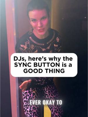 A post by @wearesunana on TikTok caption: DJs, you either HATE the sync button or it’s the only way you can DJ OR you can also use it this way which is quite cool… #djtipsandtricks #learntodj #djs #djing #beginnerdj #djtips #femaledj 