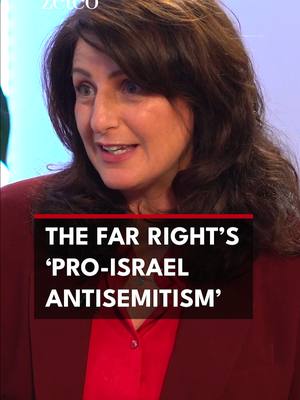 A post by @zeteonews on TikTok caption: SHABI FARRIGHT VERTICALThe far right’s “pro-Israel antisemitism” is the “perfect wedge to torpedo and divide our movements.”   Author Rachel Shabi tells Mehdi Hasan that the left must build a movement against the right’s racist, Islamophobic, Zionist form of antisemitism.   Watch the full conversation at Zeteo.com. Link in bio.