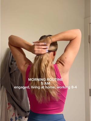 A post by @caitlinkellnerr on TikTok caption: another day another morning routine 🤍🍓✨🫐 @ILIA Beauty @CRZ YOGA @Alo Yoga @BrüMate @Loopy® @pradabeauty @T3 @Sigma Beauty #morningroutine #morninginmylife #morningvlog #workoutvlog #morningworkout #aesthetic #preppyaesthetic #yoga #midwest #iowa #desmoines #engaged 