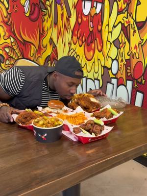 A post by @iambiggroove on TikTok caption: Fried to perfection! 🍗🔥@Hangry Joe's Hot Chicken  • 📍7508C Richmond Hwy, Alexandria, VA 22306 • • • #friedchicken #chicken #restaurant #chickenstrips #Foodie 