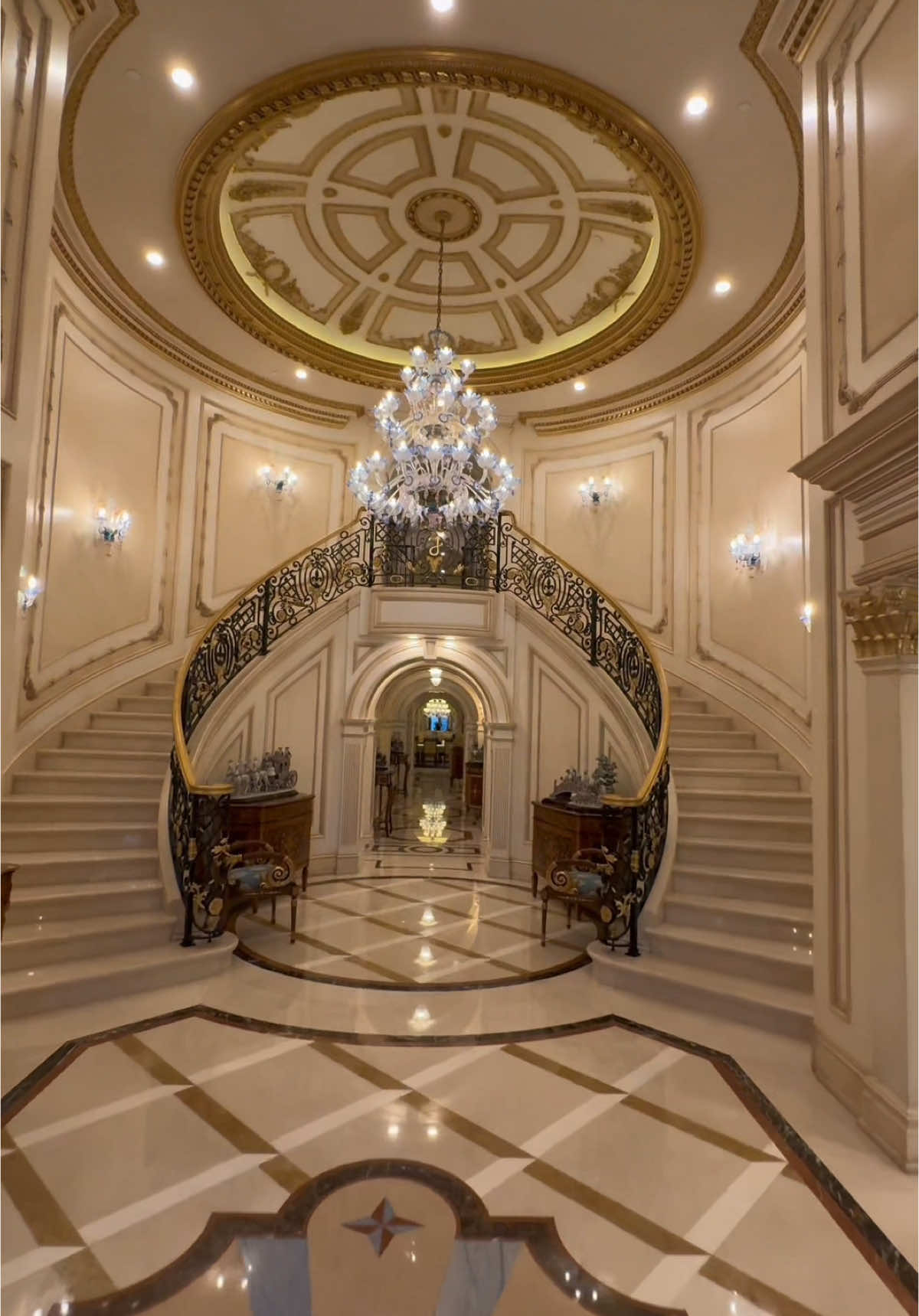A post by @luxlistings on TikTok caption: This? Or modern? What’s your vibe? 🧐🥸  #palace #luxuryhomes #luxurylistings 