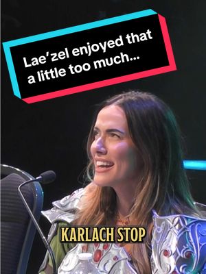 A post by @dnd on TikTok caption: Lae'zel gets sacked in the first quarter. #DnD #dndtiktok #dndtok #dungeonsanddragons #dndlive #bg3 #baldursgate3 #astarion #wyll #karlach #laezel 