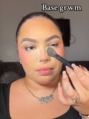 A post by @itsari__1 on TikTok caption: Will definitely be doing a eyeshadow tutorial 😏 coming soon… @KraveBeauty @ONE SIZE BEAUTY @Natasha Denona @Saie @Haus Labs by Lady Gaga @Kosas  #fyp #makeup #makeupbase #foundation #grwm