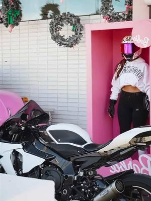 A post by @itsbikerhub on TikTok caption: Barbie cr: princesspista #original #fyp #motorcycle #bikerhub #motorcycles #bikergirl #bikesoftiktok #bikerguy #motorbike 