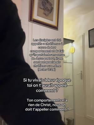 A post by @maisnannncestpasdsr on TikTok caption: des fois il faut parler un peu FR, si tu dis être chrétien alors SOI CHRÉTIEN 🫵🏾