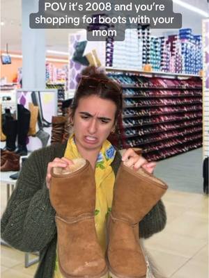 A post by @acooz31 on TikTok caption: ugh mom theyre not the SAME #nostalgia #millennial #early2000s #uggs 