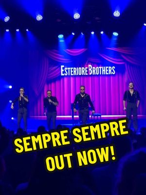 A post by @esteriorebrothers on TikTok caption: Sempre Sempre 💗 Out Now! #sempresempre #NewMusic #esteriorebrothers #concert #music #show 