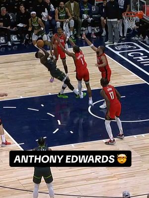 A post by @timberwolves on TikTok caption: HE’S LIKE THAT. 🤯 #NBA #minnesota #timberwolves #anthonyedwards 