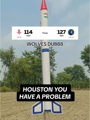 A post by @timberwolves on TikTok caption: Putting the L in liftoff 😮‍💨🚀 #NBA #minnesota #timberwolves 