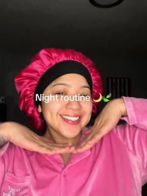 A post by @abyperez on TikTok caption: These nighttime seshs be hitting 🍃🌙🎀🩷 #fyp #nightroutine #MomsofTikTok #momlife #garden #gardentok #grwm #heatlesscurlsovernight #relateable 