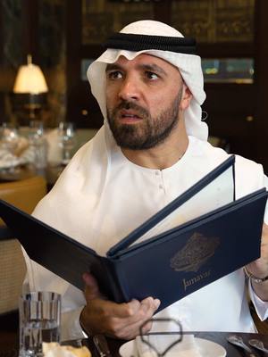 A post by @khalidalameri on TikTok caption: When you order the same thing at every restaurant 🍽️🤌😅🙌