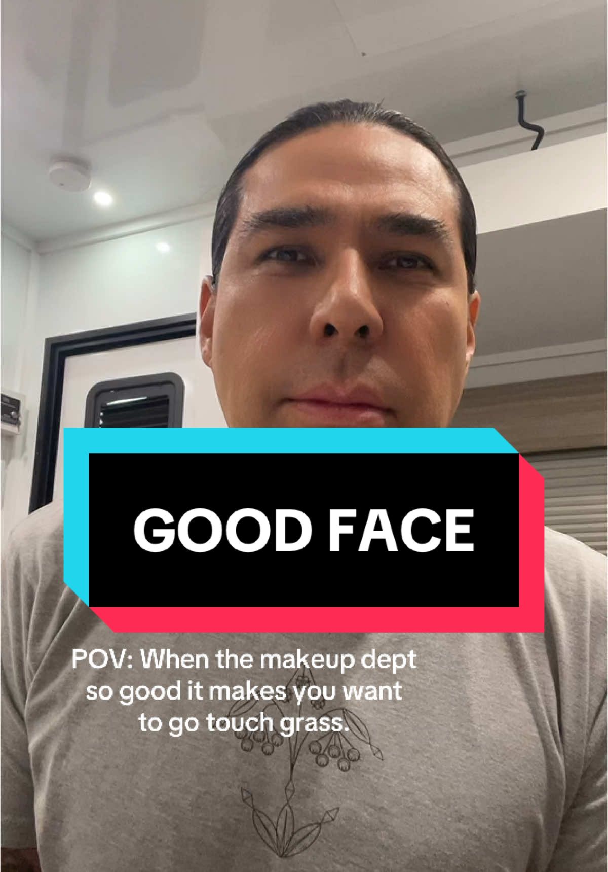 A post by @dallasgoldtooth on TikTok caption: he gives good face they say. 