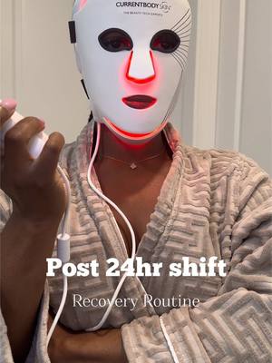 A post by @drchi_fit on TikTok caption: How I reset after a 24hr shift #obgyndoctor #oncalllife #SelfCare 