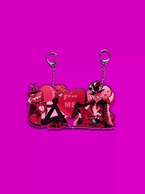 A post by @hazbinhotel on TikTok caption: New Valentine’s Day items now Out (For Love) at our hotel gift shop! Link in bio. 