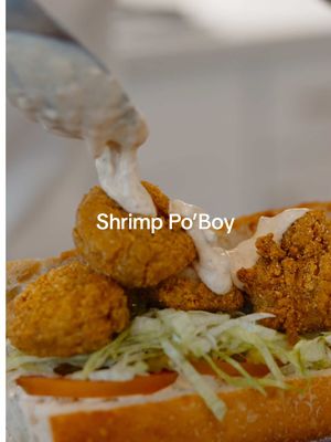 A post by @desmondthechef on TikTok caption: #Sponsored Getting ready for Super Bowl LIX YouTube Tailgate Concert - We’re making Louisiana-styled shrimp po’boy! #SBLIX @YouTube @NFL 