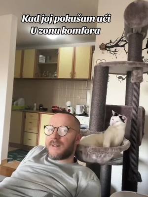 A post by @makaki82 on TikTok caption: Kad joj pokušam ući u zonu komfora #balkantiktok #makaki82 #macka 