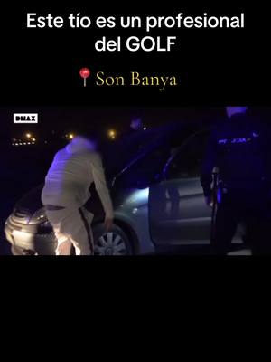 A post by @storm_tv_ on TikTok caption: Que palo es este ? El gordo 🤣🤣 #palamdemallorca #sonbanya #españa #jugadordegolf #policia #viral #fyp #storm_tv_