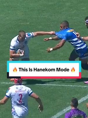 A post by @urc on TikTok caption: Cameron Hanekom goes Terminator 🦾 #rugbytok #sportstiktok #sixnationsrugby #unitedrugbychampionship 