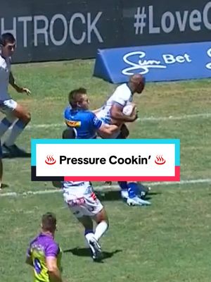 A post by @urc on TikTok caption: Pressure? That’s just fuel for Vodacom @Blue_Bulls_Official 🐃💪 #rugbytok #sportstiktok #unitedrugbychampionship 