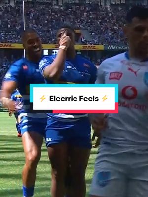 A post by @urc on TikTok caption: Those Warwick Gelant feels 🥹⚡️ #rugbytok #sportstiktok #sixnationsrugby #unitedrugbychampionship 