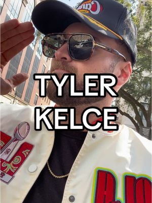 A post by @tyler.bergantino on TikTok caption: there’s a third Kelce brother