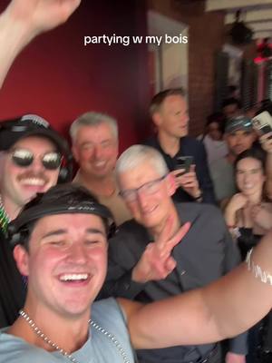 A post by @johnsummit on TikTok caption: super bowl pregame w the gang dom, oliver & tim cook