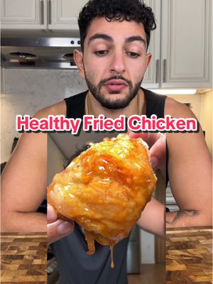 A post by @ice.karimcooks on TikTok caption: Healthy fried chicken? 😮  I’m hosting a FREE cooking Class February 11th at 5pm Pacific Time / 8 pm Eastern time where I’ll be making amazing recipes for weight loss!  Register on my website www.icekarimcooks.com limited availibility! Can’t wait 😍  . . . #icekarim #healthyrecipes #EasyRecipes 