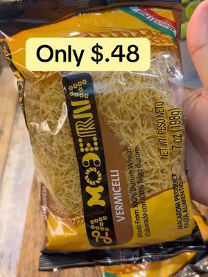 A post by @yemircan on TikTok caption: One of the best vermicelli .. only for $.48 cents #Ramadan #ramadan2025 #رمضان 